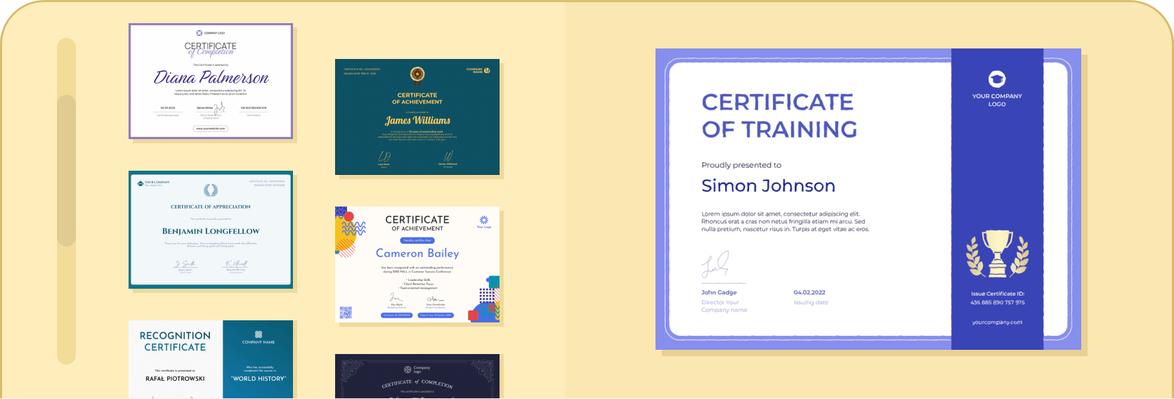 Certificate Templates