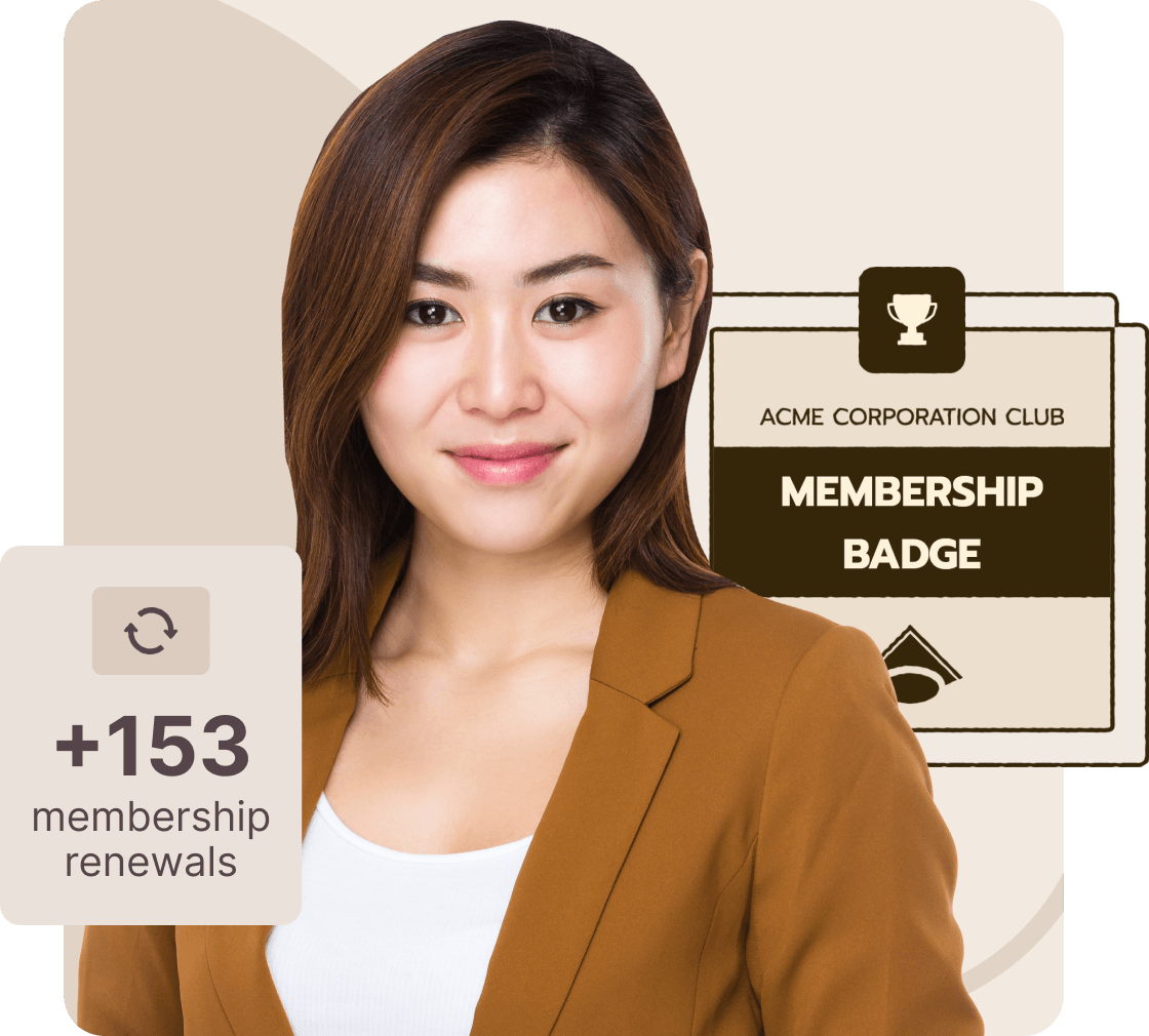 Increase membership renewals with digital badges