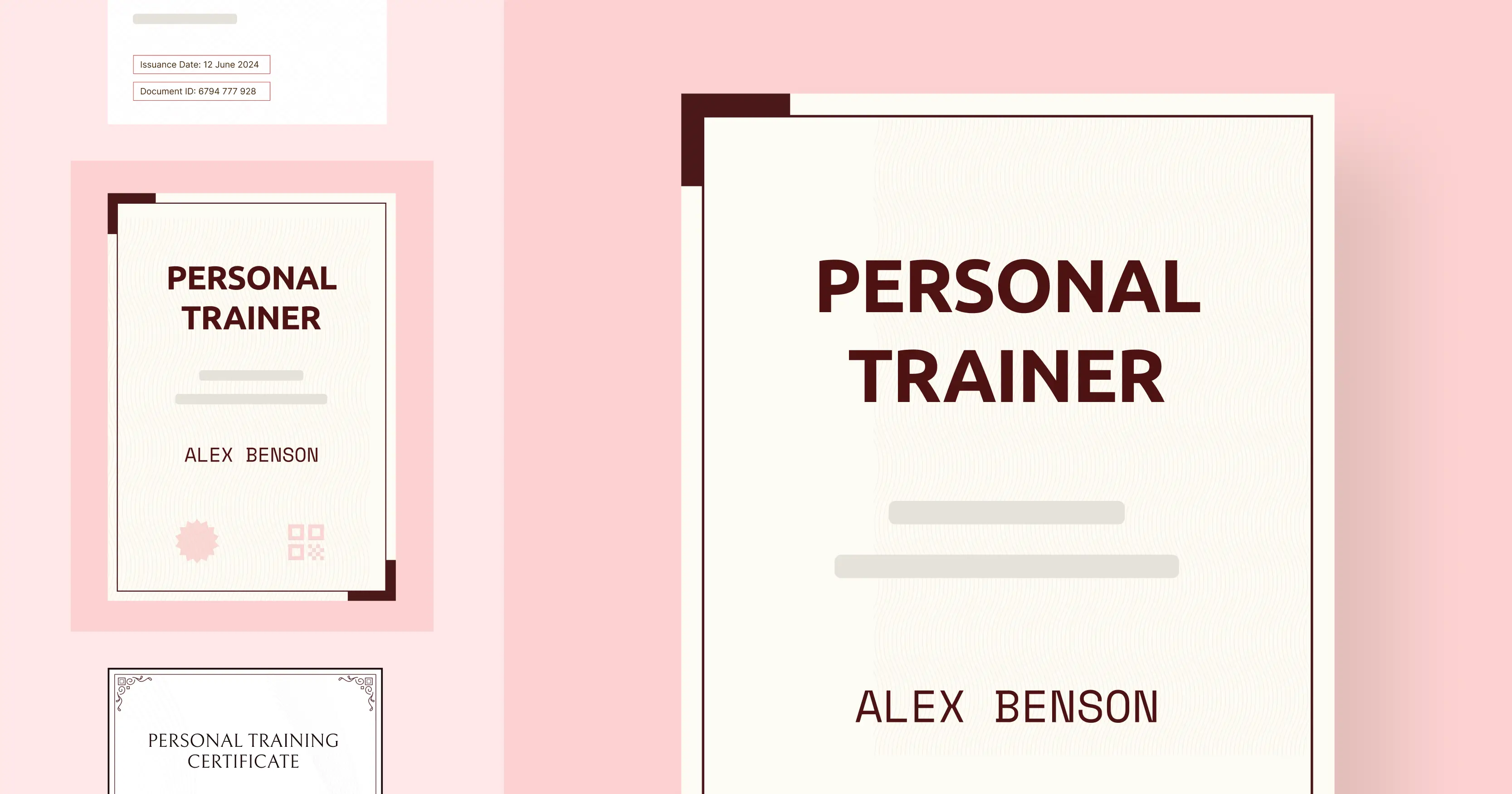 15 Personal Trainer Certificate Templates cover image