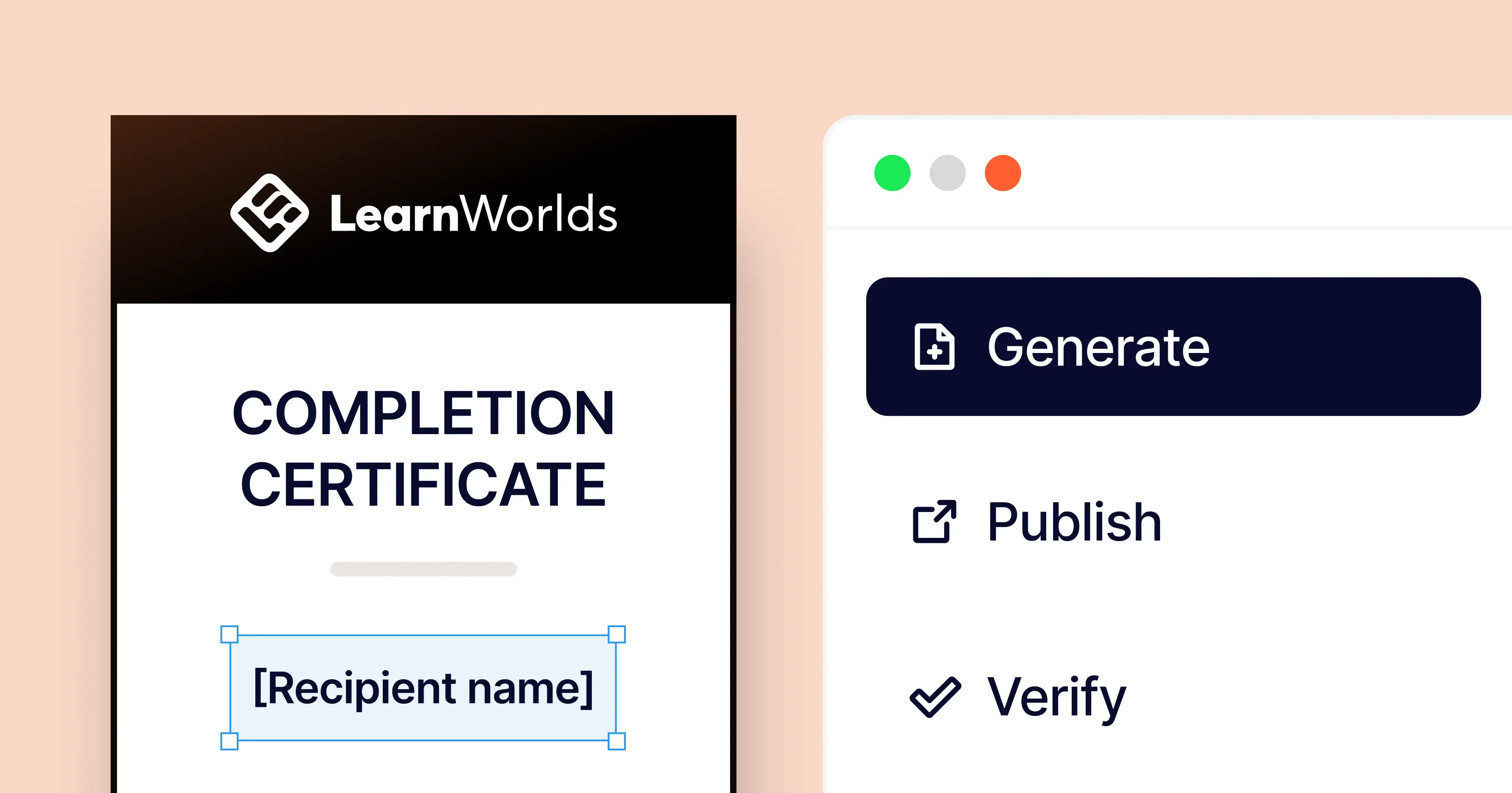 How to Issue a LearnWorlds Certificate of Completion? cover image