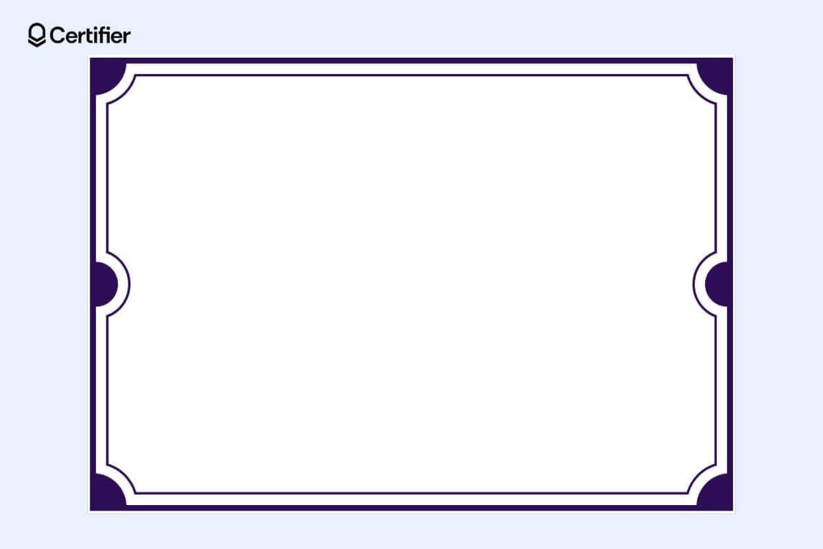 Illustration certificate border stock with additional design elements certificate like dark lines and semicircular shapes.