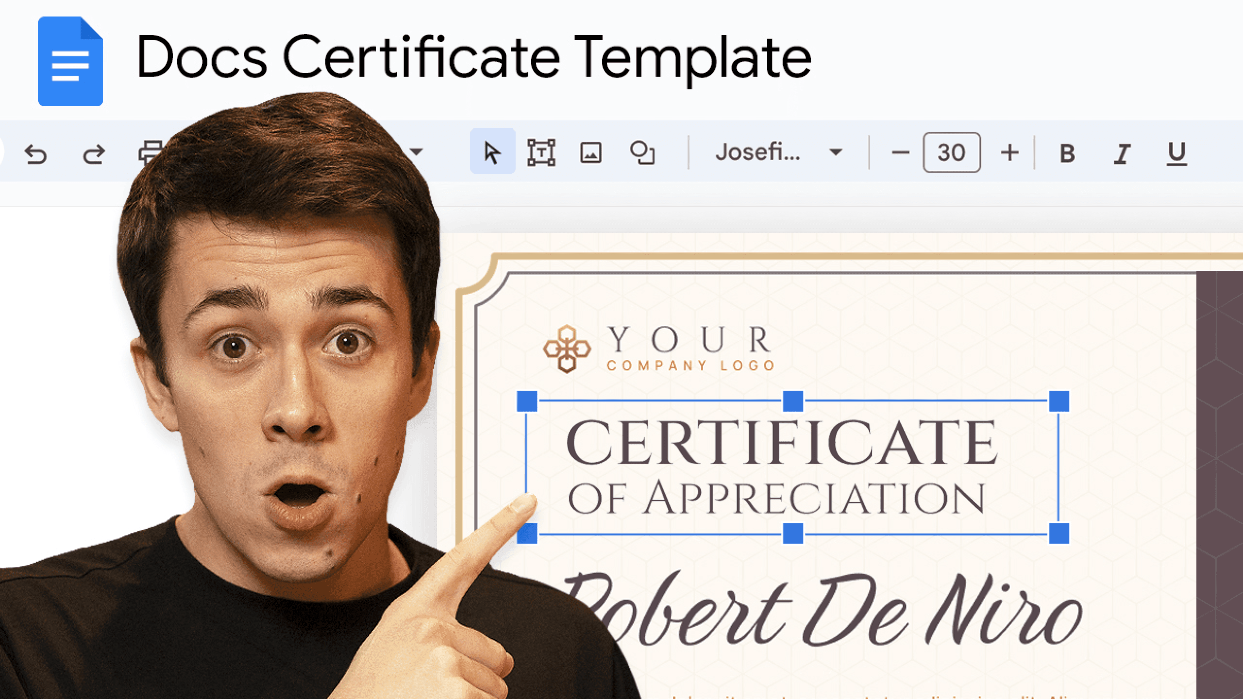 How to Make a Certificate in Google Docs