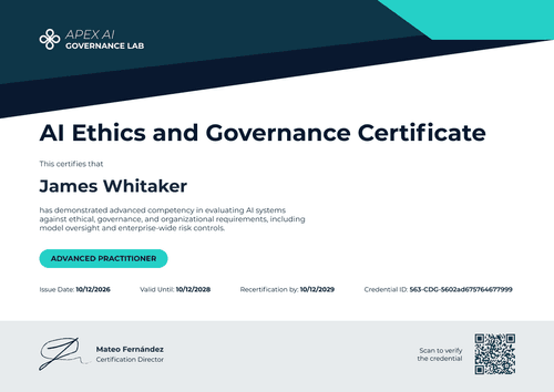AI Ethics and Governance Practitioner Certificate