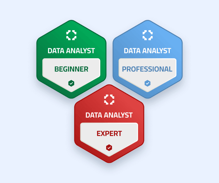 Blue CTA badges Blue CTA badges