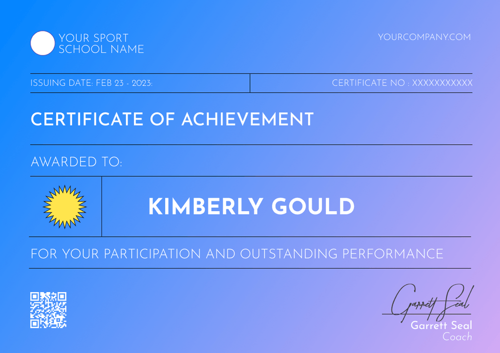 purple modern certificate of achievement landscape_12803 purple modern certificate of achievement landscape_12803