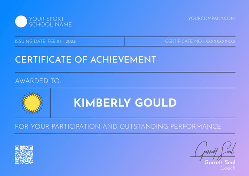 purple modern certificate of achievement landscape_12803 purple modern certificate of achievement landscape_12803
