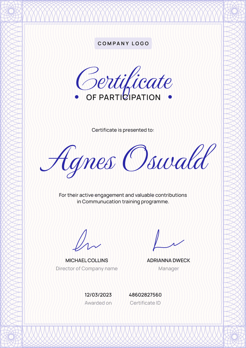Certificate thumbnail Certificate thumbnail