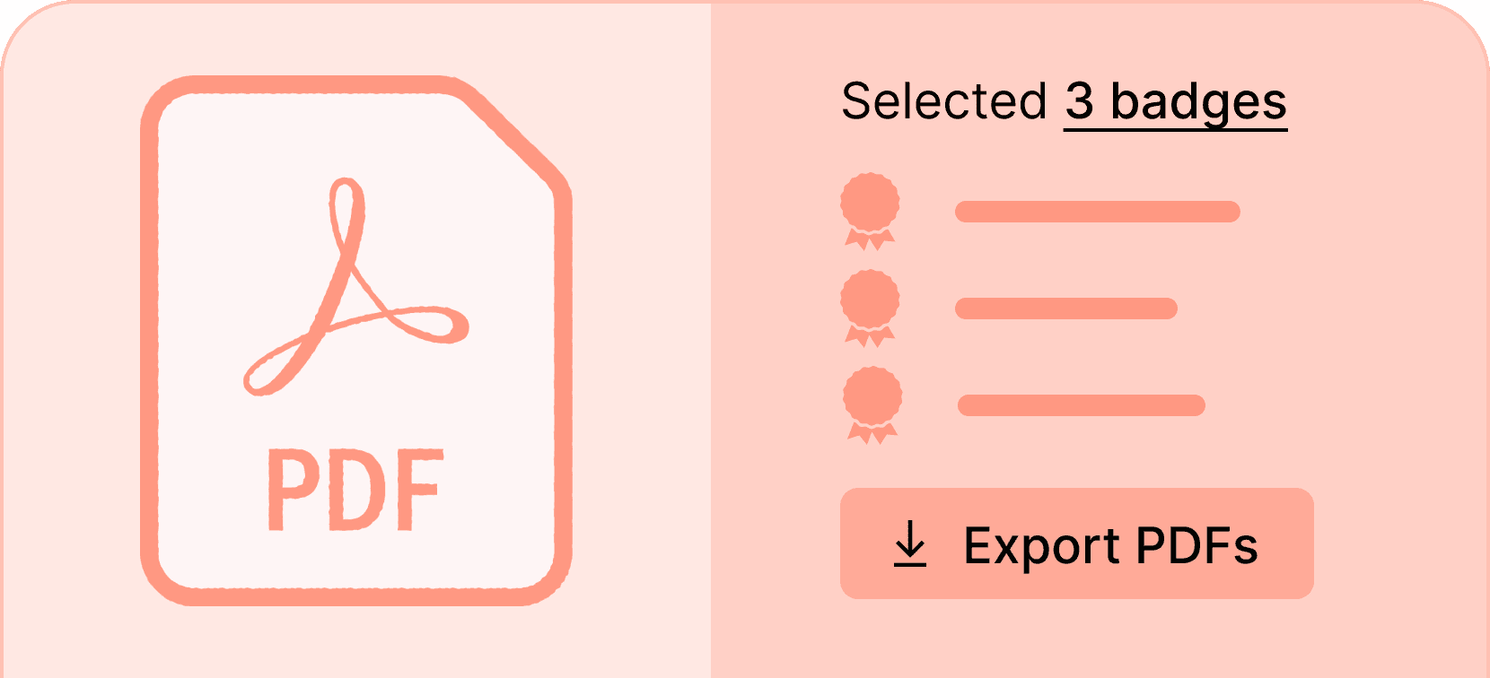 Export credentials in pdf - Certifier features Export credentials in pdf - Certifier features