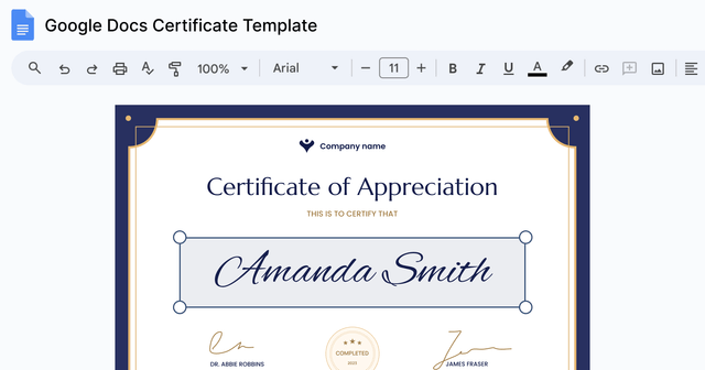 How to Create Certificates in Google Docs