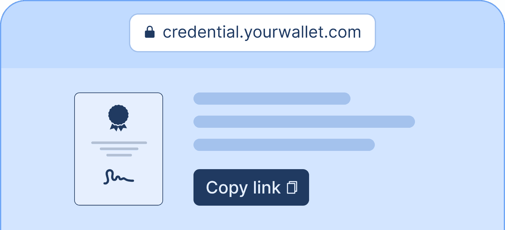 Create shareable credential urls - Certifier features Create shareable credential urls - Certifier features