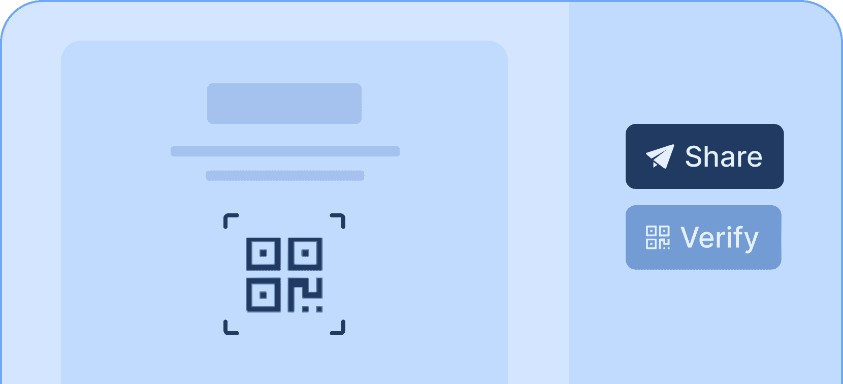 Share credentials qr code - Certifier features Share credentials qr code - Certifier features