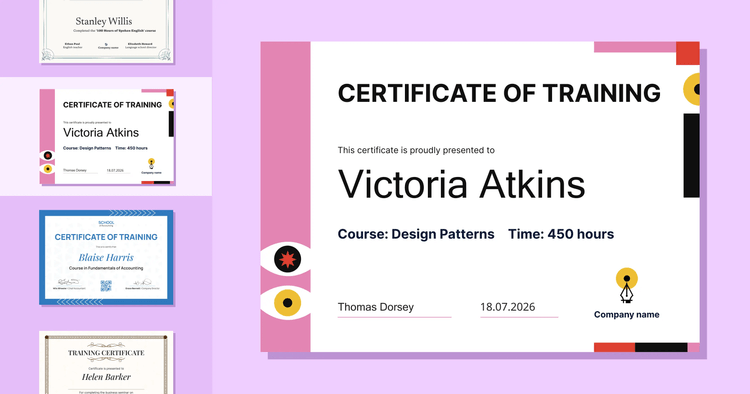 25 Free Training Certificate Templates to Use in 2026 cover image 25 Free Training Certificate Templates to Use in 2026 cover image