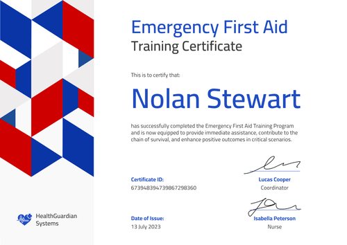 Flexible and Professional First-Aid and CPR Certificate Template landscape Flexible and Professional First-Aid and CPR Certificate Template landscape