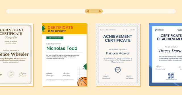15 Achievement Certificate Templates