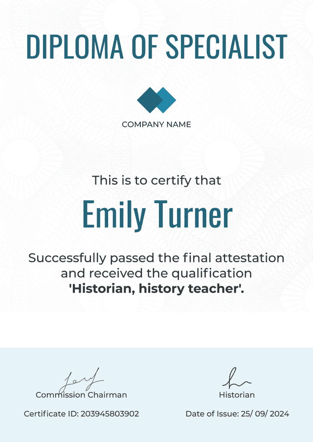 Certificate thumbnail Certificate thumbnail