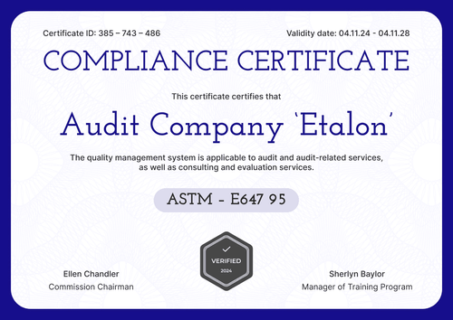 Lively and professional compliance certificate template landscape Lively and professional compliance certificate template landscape