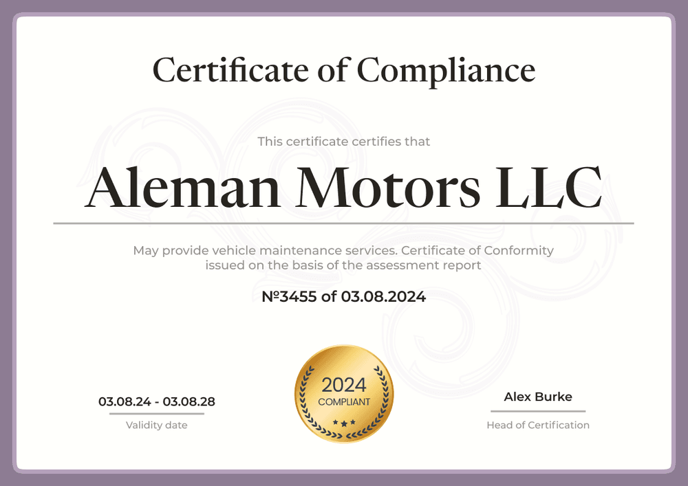 Practical and professional compliance certificate template lanscape Practical and professional compliance certificate template lanscape