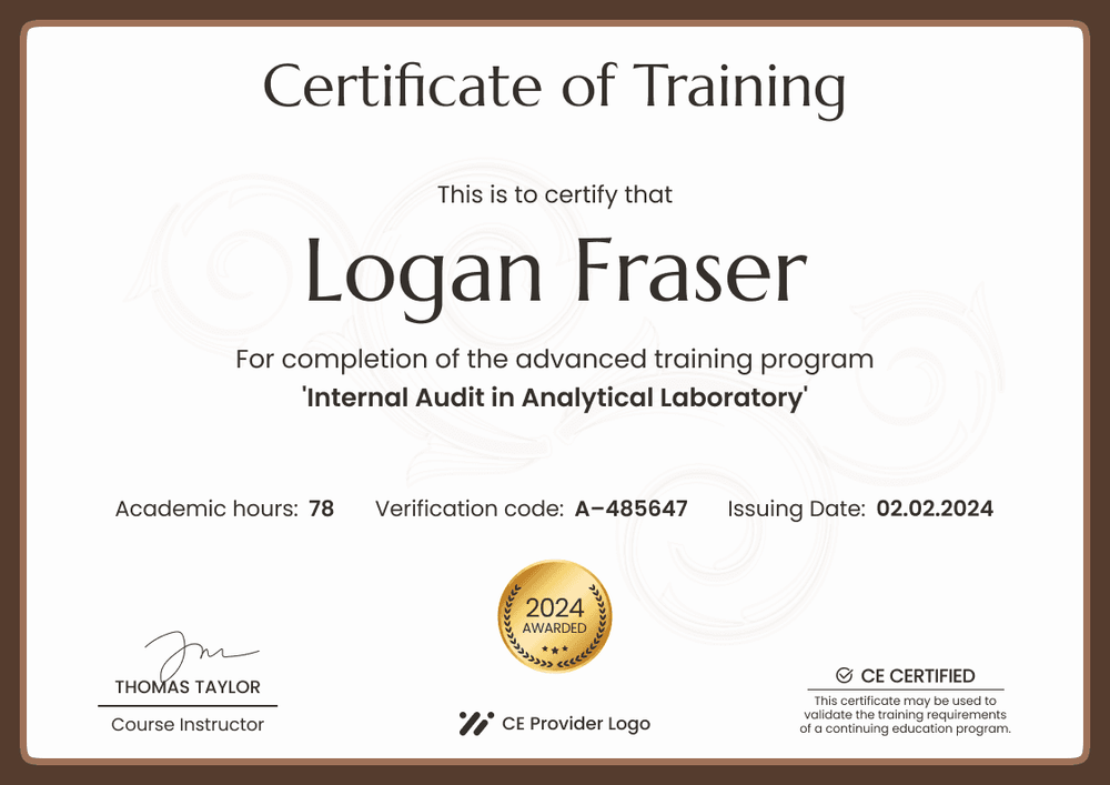 Traditional and professional Continuing Education certificate template landscape Traditional and professional Continuing Education certificate template landscape