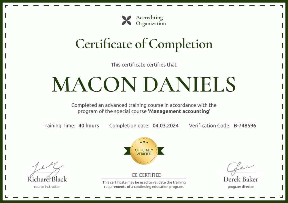 Plain and professional CE certificate template landscape Plain and professional CE certificate template landscape