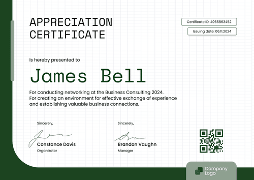 Official and professional certificate of appreciation template landscape Official and professional certificate of appreciation template landscape