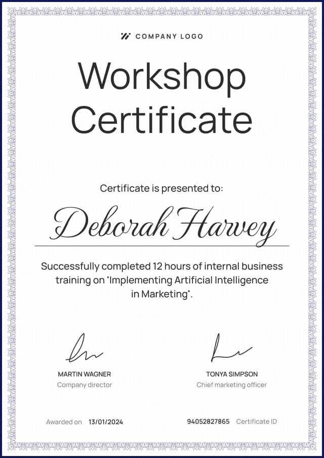 Certificate thumbnail Certificate thumbnail