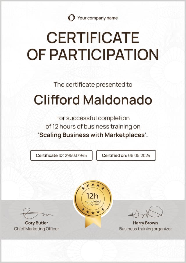 Certificate thumbnail Certificate thumbnail