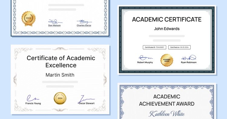 15 Academic Certificate Templates to Get for Free cover image 15 Academic Certificate Templates to Get for Free cover image