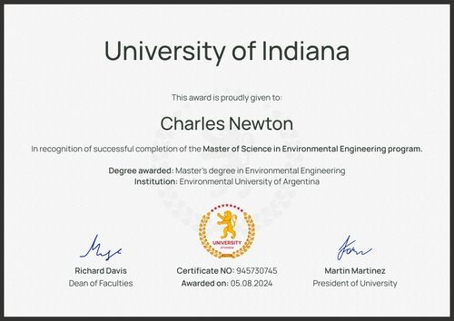Universal professional graduation certificate template landscape Universal professional graduation certificate template landscape