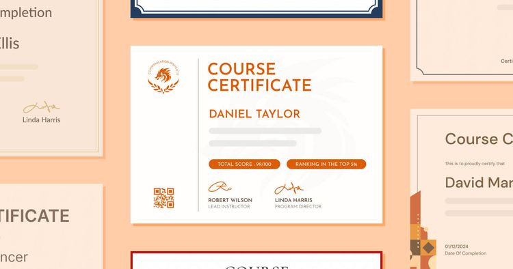15 Course Certificate Templates to Get for Free cover image 15 Course Certificate Templates to Get for Free cover image
