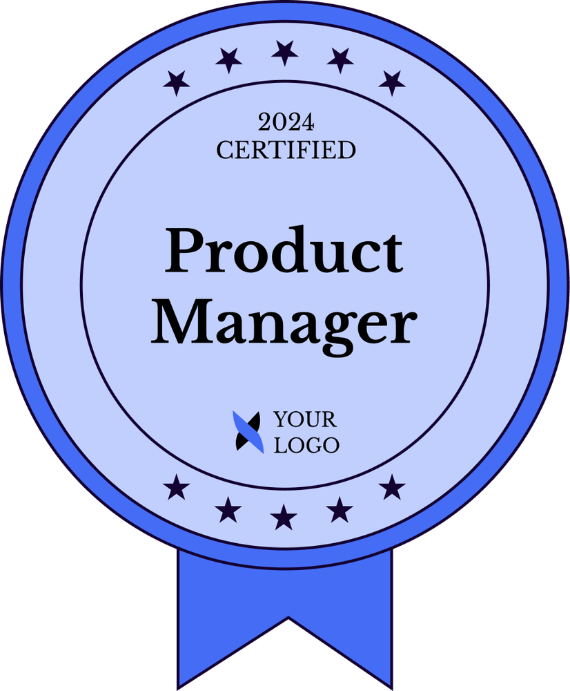 Download Free Modern & Neat Completion Badge Template Download Free Modern & Neat Completion Badge Template