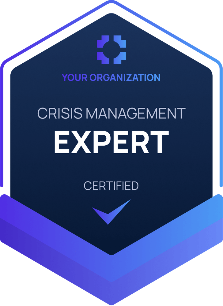 Download Free Modern & Dark Completion Badge Template Download Free Modern & Dark Completion Badge Template