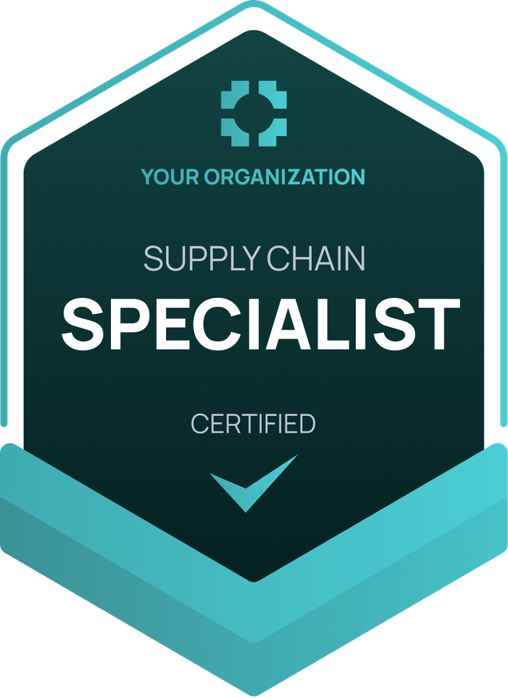 Download Free Modern & Vibrant Completion Badge Template Download Free Modern & Vibrant Completion Badge Template