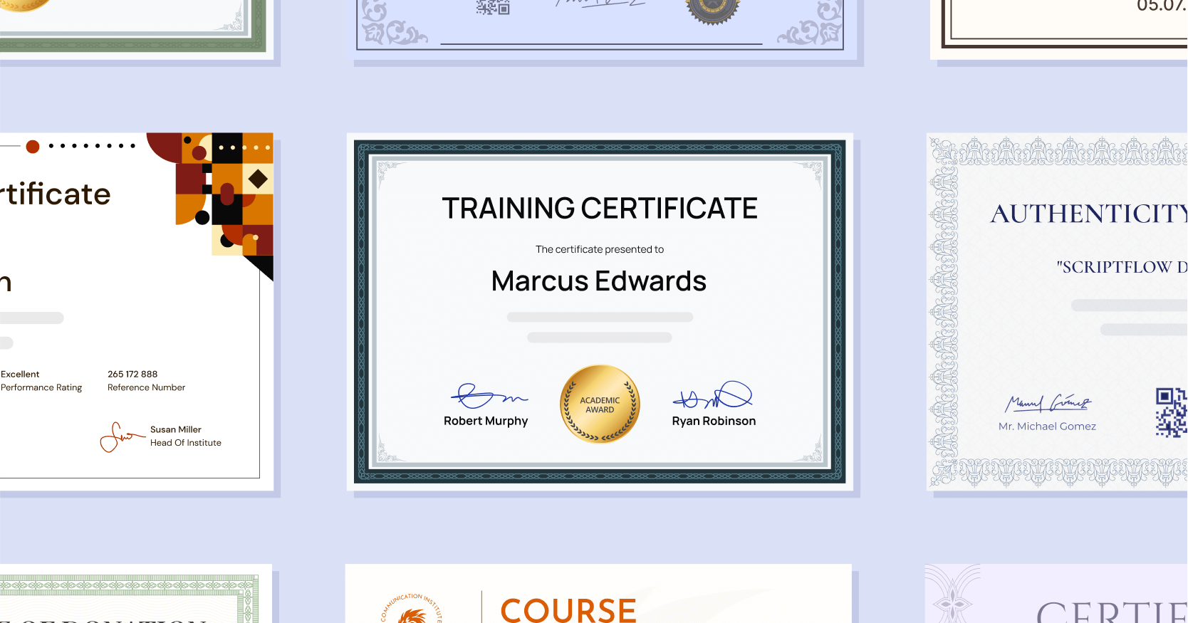 25+ Free Certificate Examples to Get You Started cover image 25+ Free Certificate Examples to Get You Started cover image