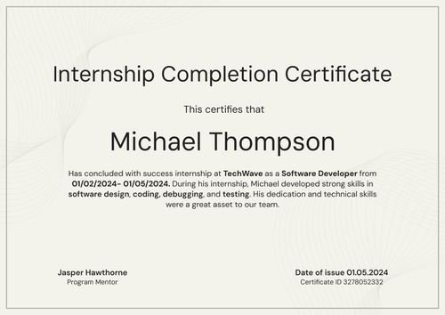 Download Free Minimalistic Internship Certificate Templates Today Landscape Download Free Minimalistic Internship Certificate Templates Today Landscape