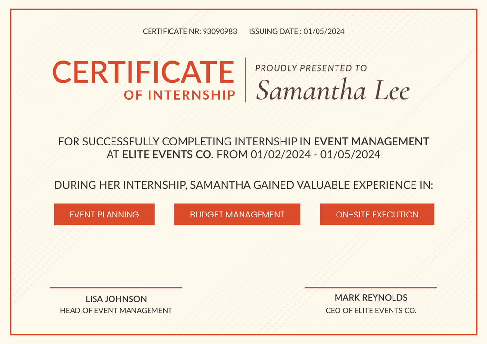 Get Our Template for Internship Certificate Today Landscape Get Our Template for Internship Certificate Today Landscape