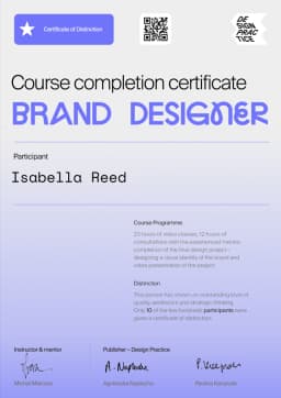Design Practice – Course Completion Certificate Design Practice – Course Completion Certificate