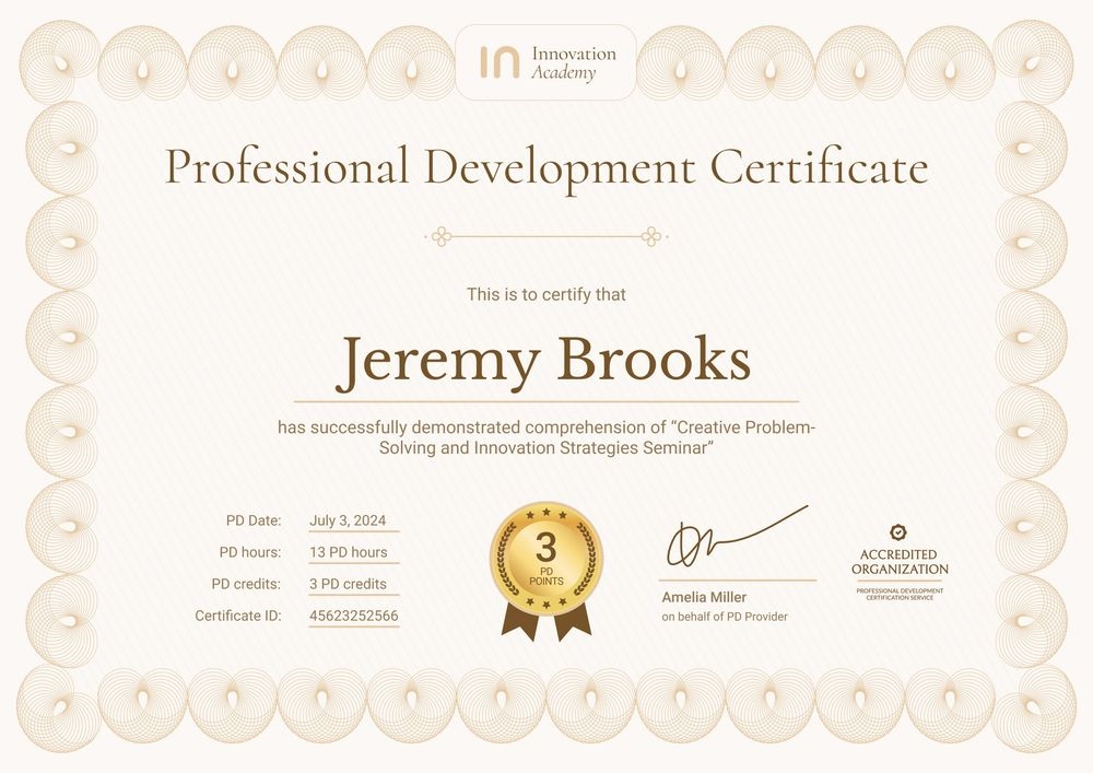 Free Professional Development Certificate Template - Download & Customize Landscape Free Professional Development Certificate Template - Download & Customize Landscape