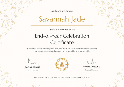 Free Simple and Magical Christmas Gift Certificate Template - Edit & Download Landscape Free Simple and Magical Christmas Gift Certificate Template - Edit & Download Landscape