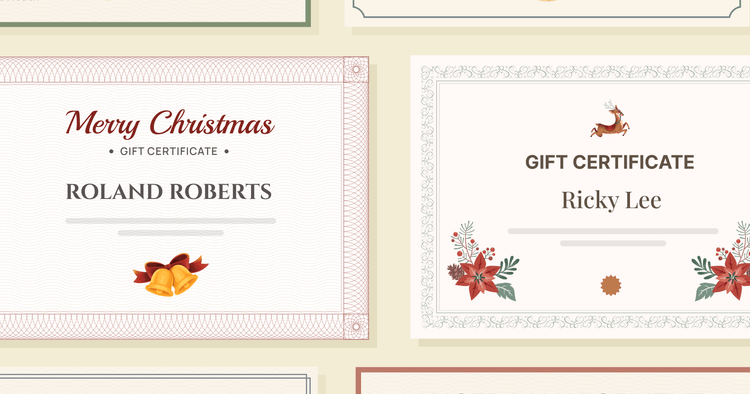 15 Christmas Gift Certificate Templates to Download for Free cover image 15 Christmas Gift Certificate Templates to Download for Free cover image