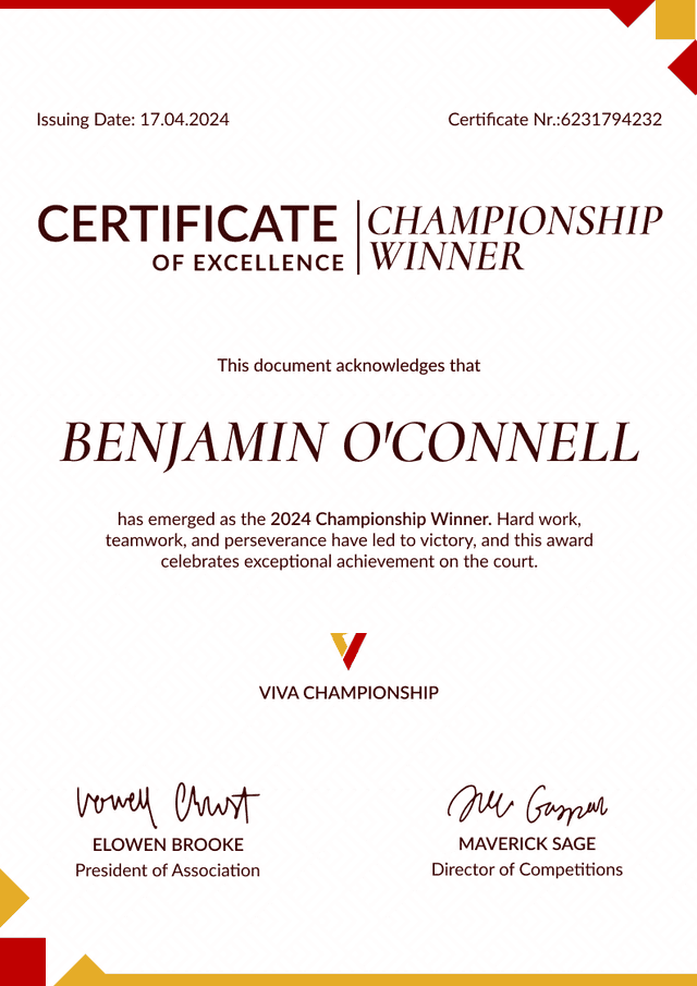 Casual and modern association award certificate template Casual and modern association award certificate template