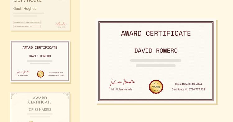 30+ Award Certificate Templates to Use For Free cover image 30+ Award Certificate Templates to Use For Free cover image