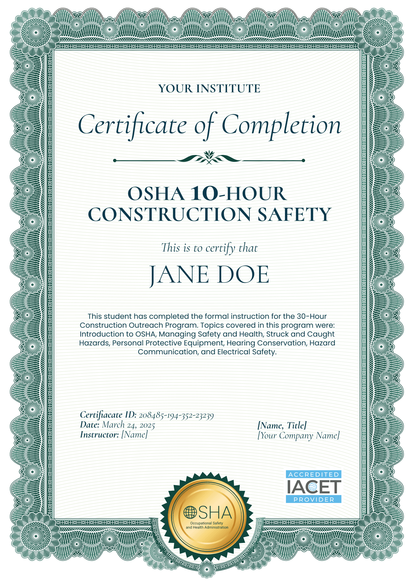 Certificate thumbnail Certificate thumbnail