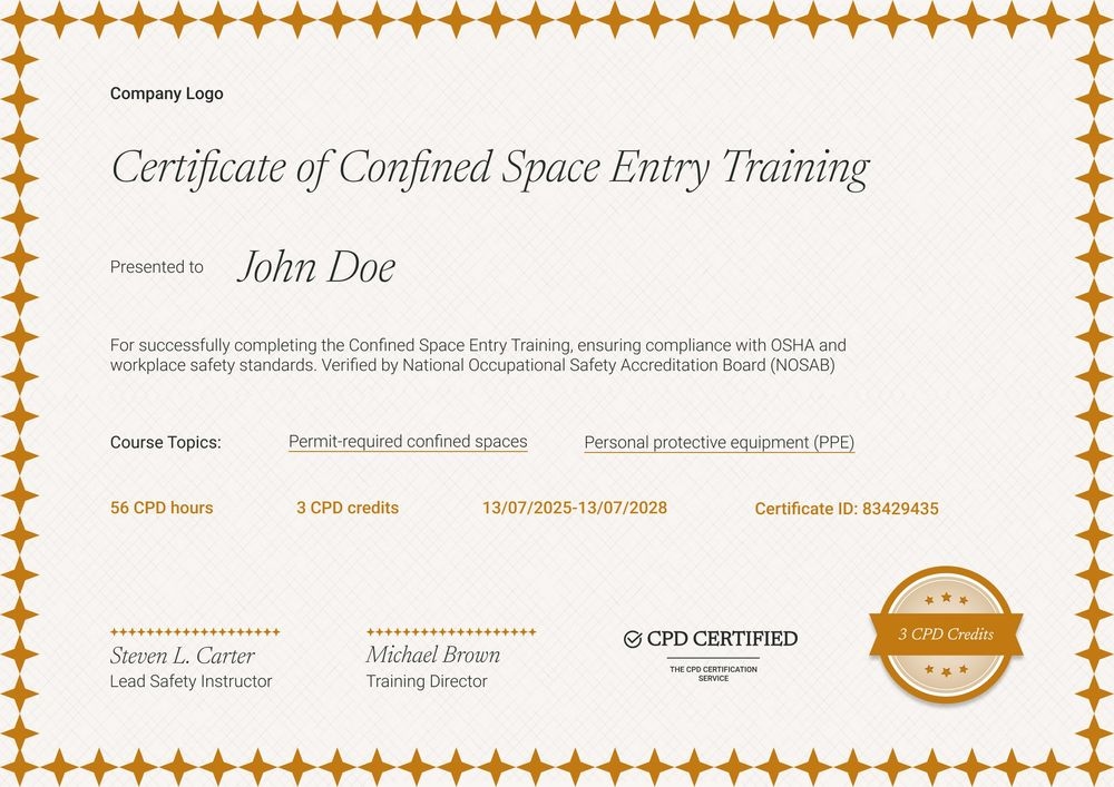 professional-bordered-confined-space-training-certificate-template landscape professional-bordered-confined-space-training-certificate-template landscape