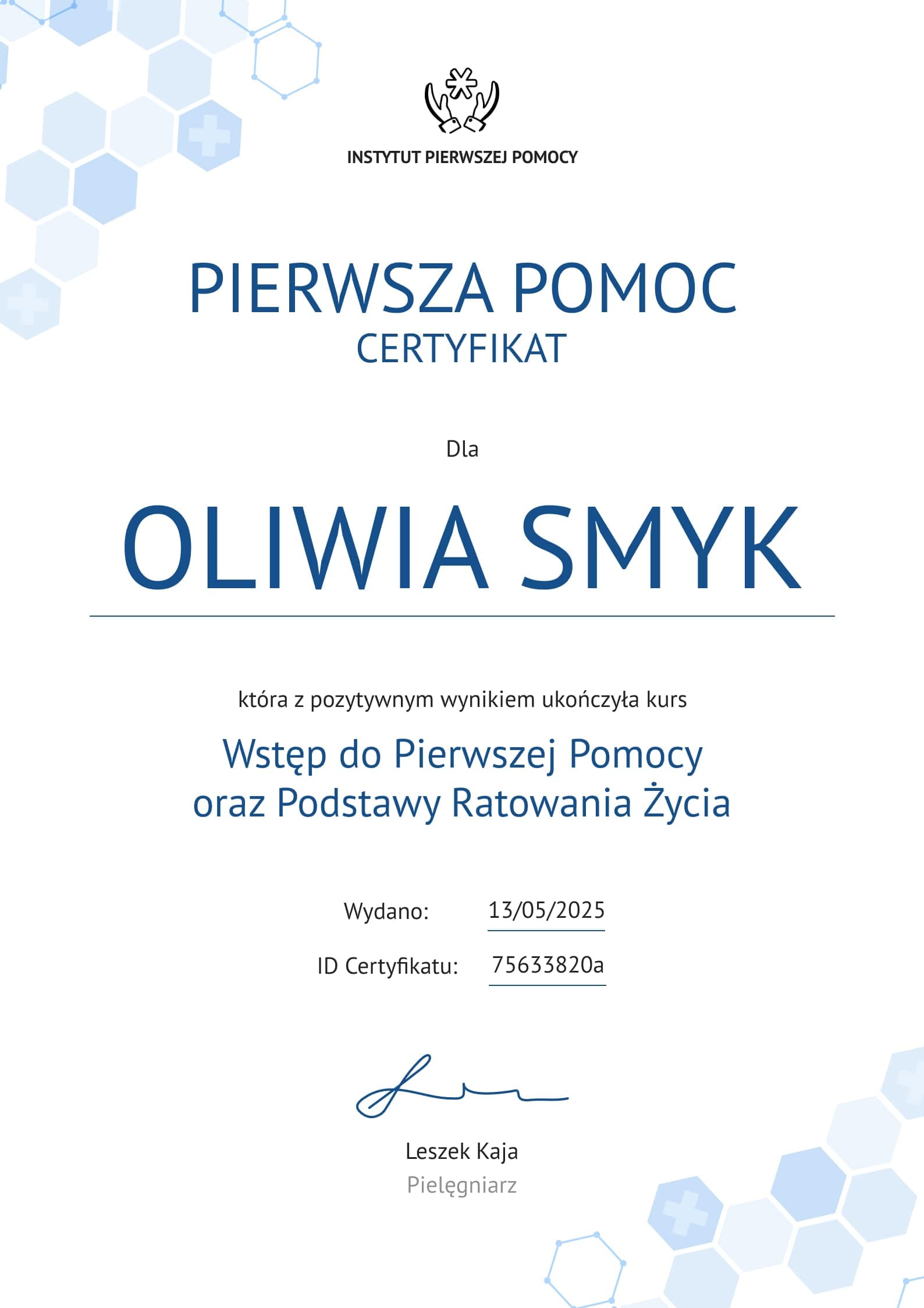 Certificate thumbnail Certificate thumbnail