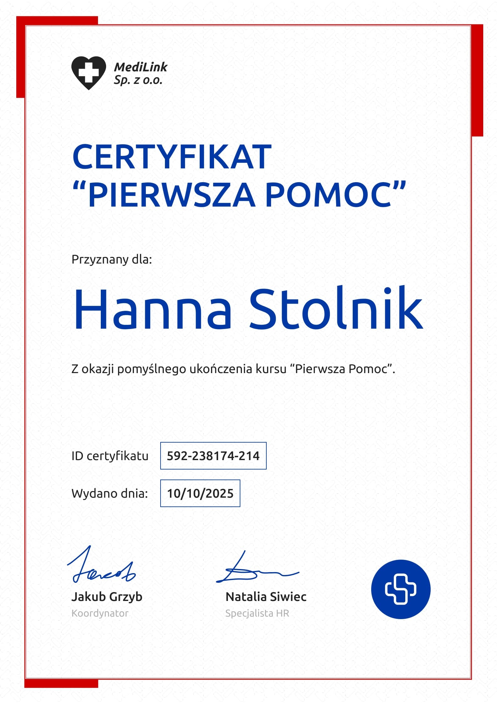 Certificate thumbnail Certificate thumbnail