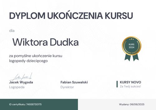 Nowoczesny wzór dyplomu do wydruku – pozioma Nowoczesny wzór dyplomu do wydruku – pozioma
