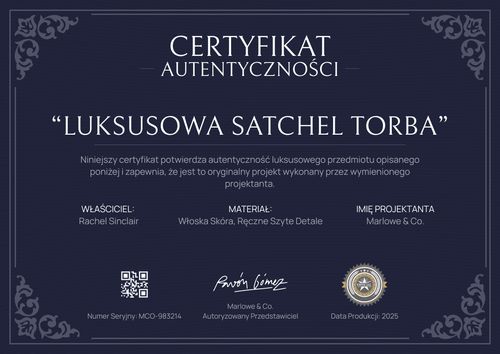 Darmowy edytowalny wzór certyfikatu autentyczności obrazu do dostosowania - pozioma Darmowy edytowalny wzór certyfikatu autentyczności obrazu do dostosowania - pozioma