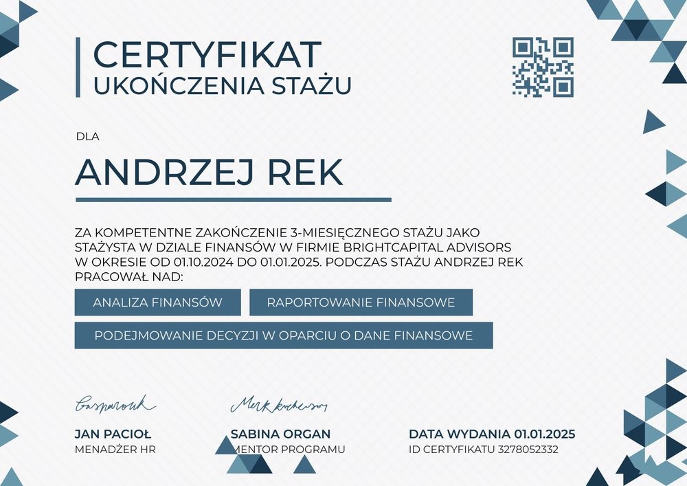 Darmowe zaświadczenie o odbyciu stażu wzór – pozioma Darmowe zaświadczenie o odbyciu stażu wzór – pozioma