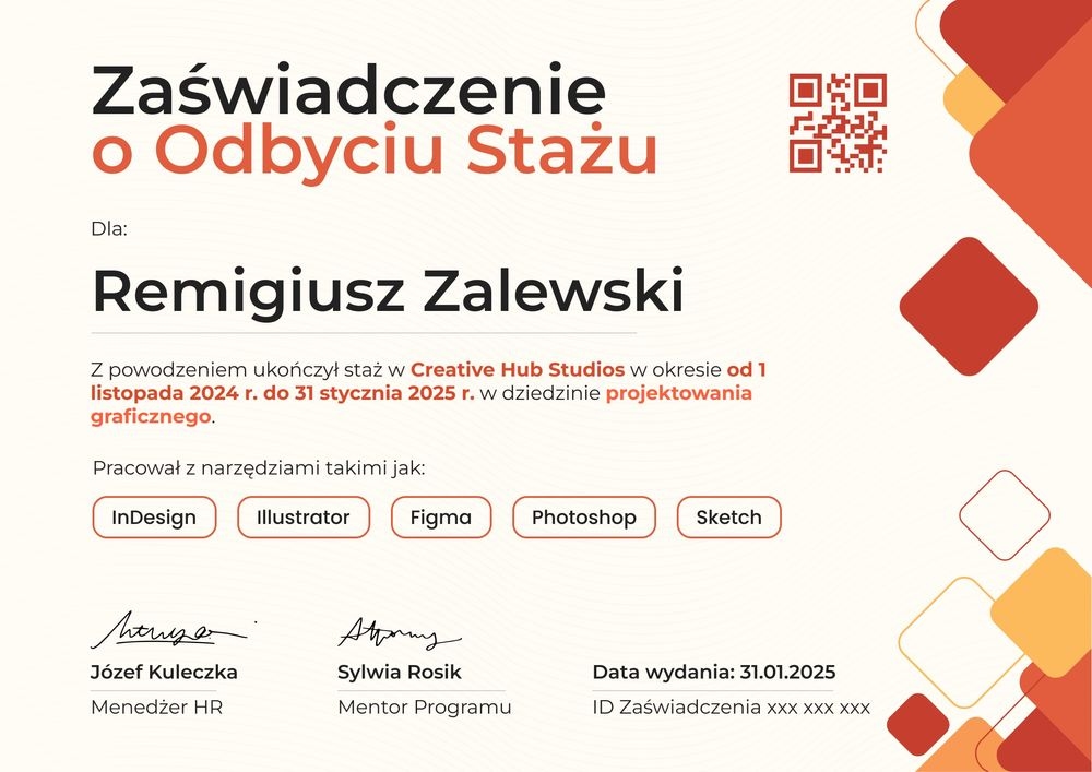Wzór zaświadczenie o stażu pracy – pozioma Wzór zaświadczenie o stażu pracy – pozioma