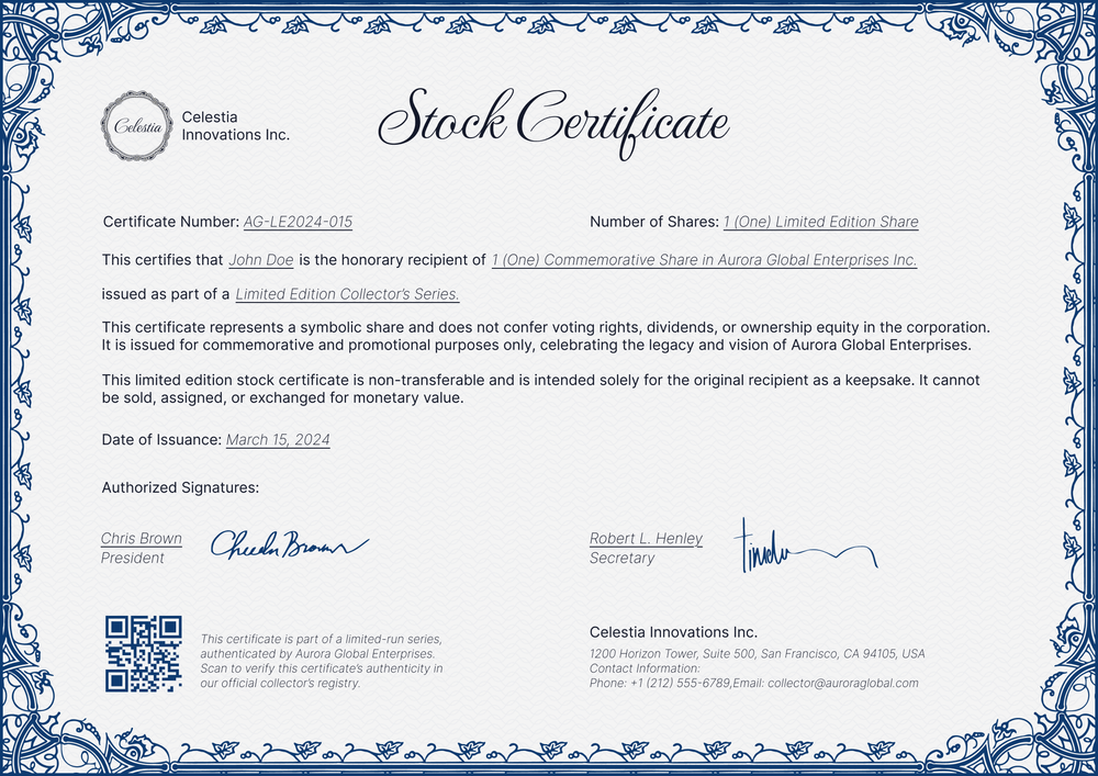 Free Ornate Blue Stock Certificate Template – Elegant & Customizable Landscape Free Ornate Blue Stock Certificate Template – Elegant & Customizable Landscape
